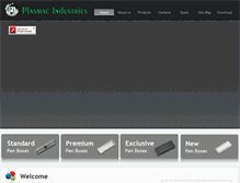 Tablet Screenshot of plasmac-ind.com